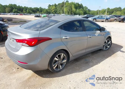 2015 Hyundai Elantra Limited z USA, uszkodzony, nr VIN KMHDH4AE3FU322589